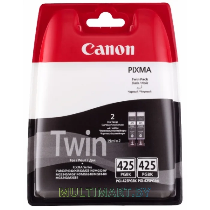 Набор картриджей Canon PGI-425PGBK Twin Pack